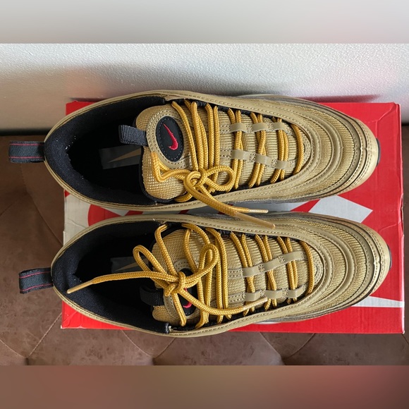 Nike Air Max 97 OG QS Gold Size 9 - Picture 4 of 6